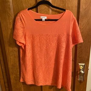 Calvin Klein lined Short sleeve top - size XXL - polyester